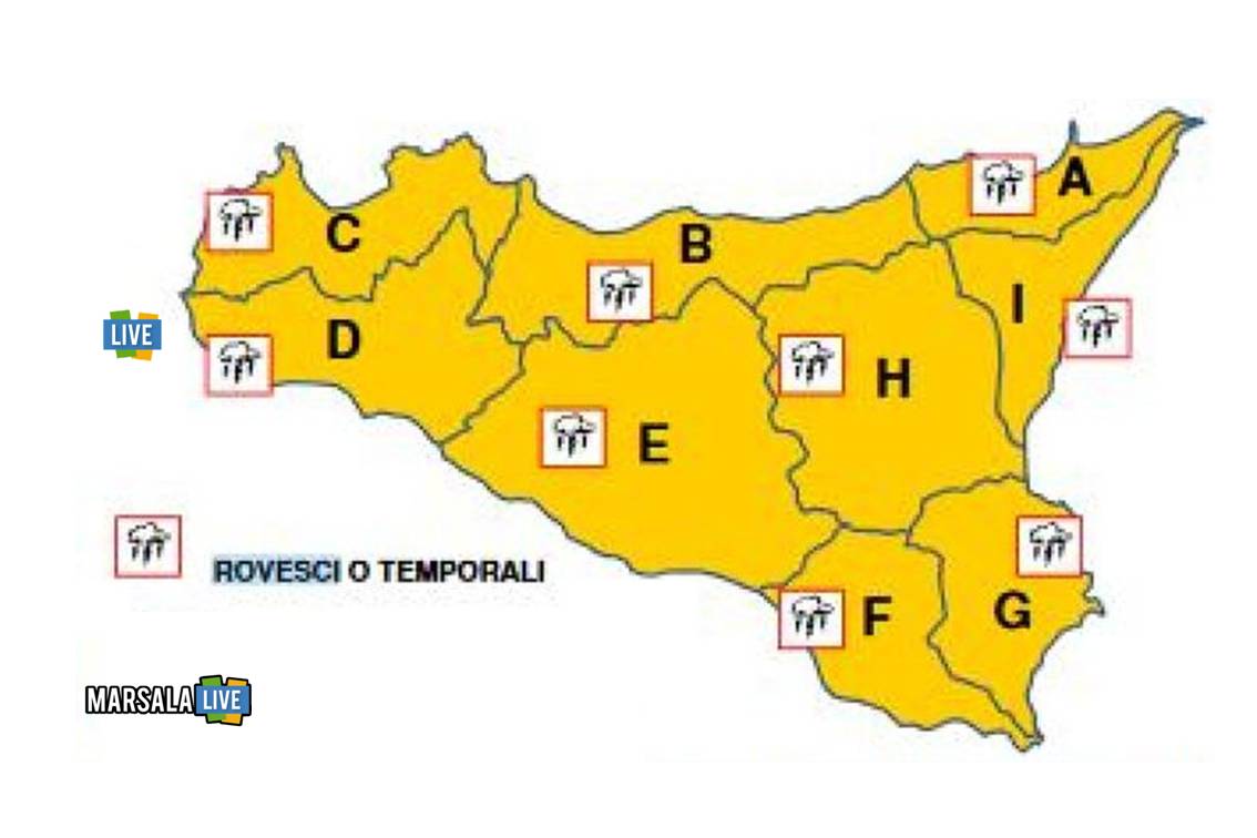 Maltempo, Sabato Allerta Arancione In Tutta La Sicilia