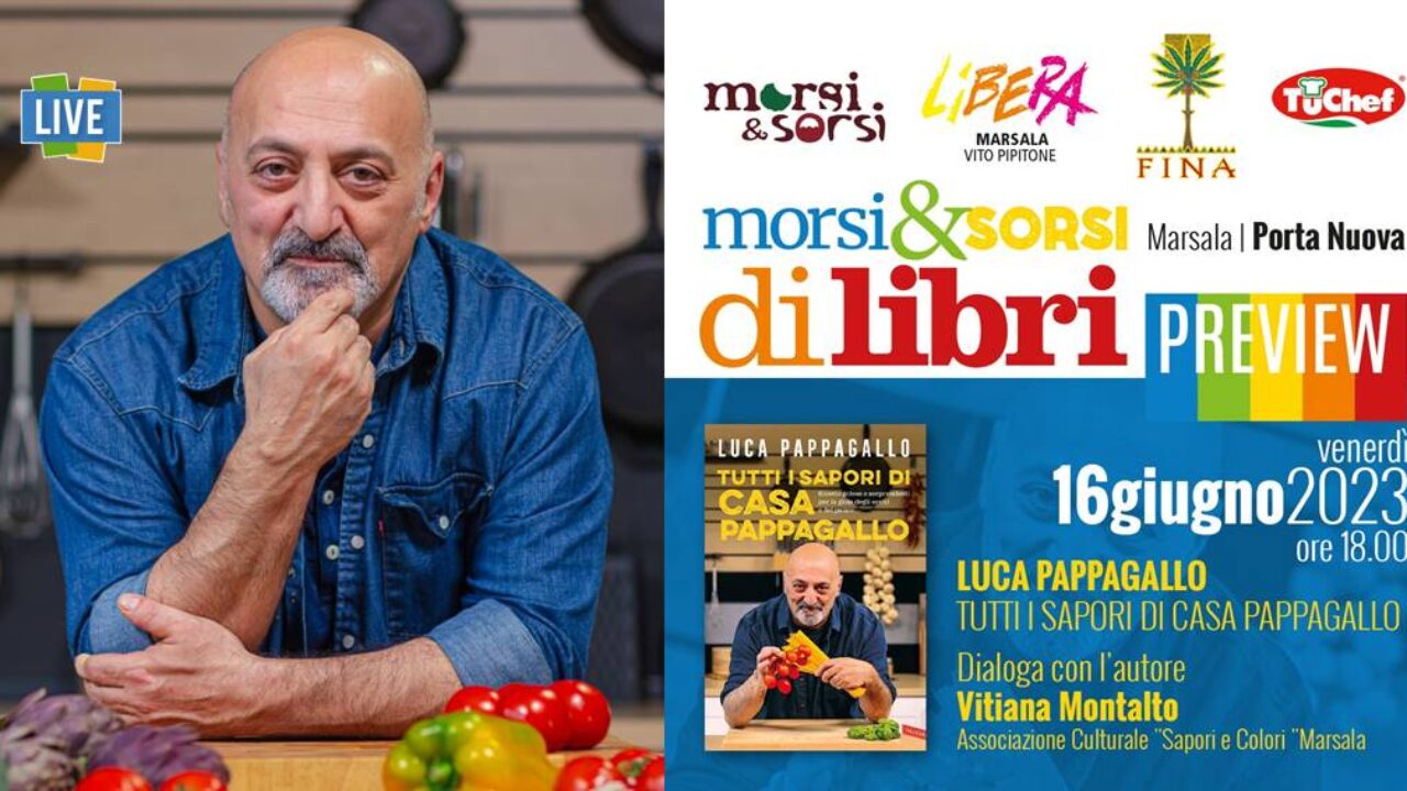 Marsala, il food blogger Luca Pappagallo apre “morsi & sorsi di libri”